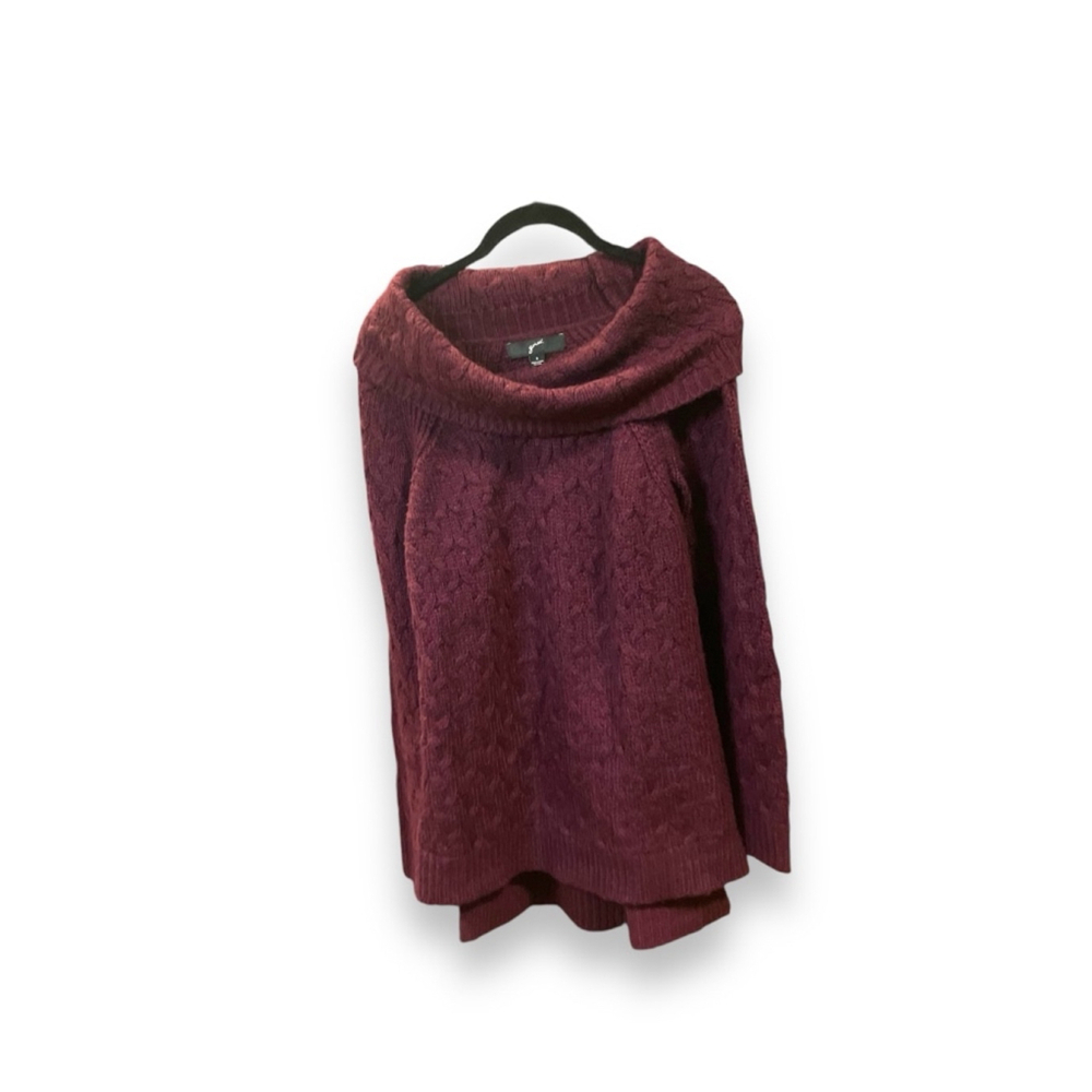 Great Northwest GNW Burgundy Cabled Acrylic Cowl Neck
Sweater S